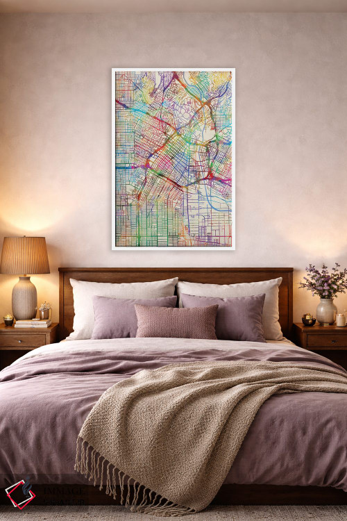 تابلو انتزاعی California, USA,لس آنجلس، کالیفرنیا، آمریکا اثر مایکل تامپست - D2W