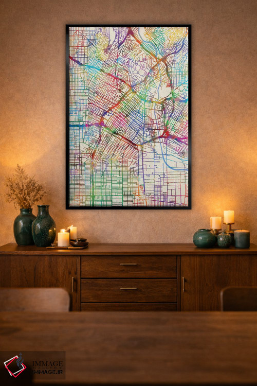 تابلو انتزاعی California, USA,لس آنجلس، کالیفرنیا، آمریکا اثر مایکل تامپست - D1B