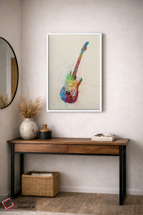 تابلو دکوراتیو گیتار الکتریک I اثر مایکل تامپست - D3W