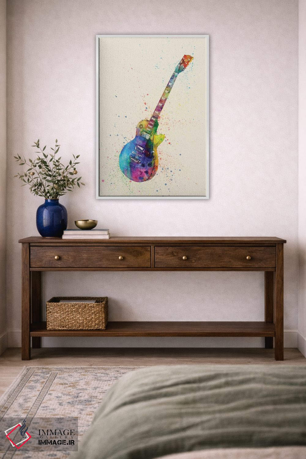 تابلو دکوراتیو گیتار الکتریک II اثر مایکل تامپست - D2W