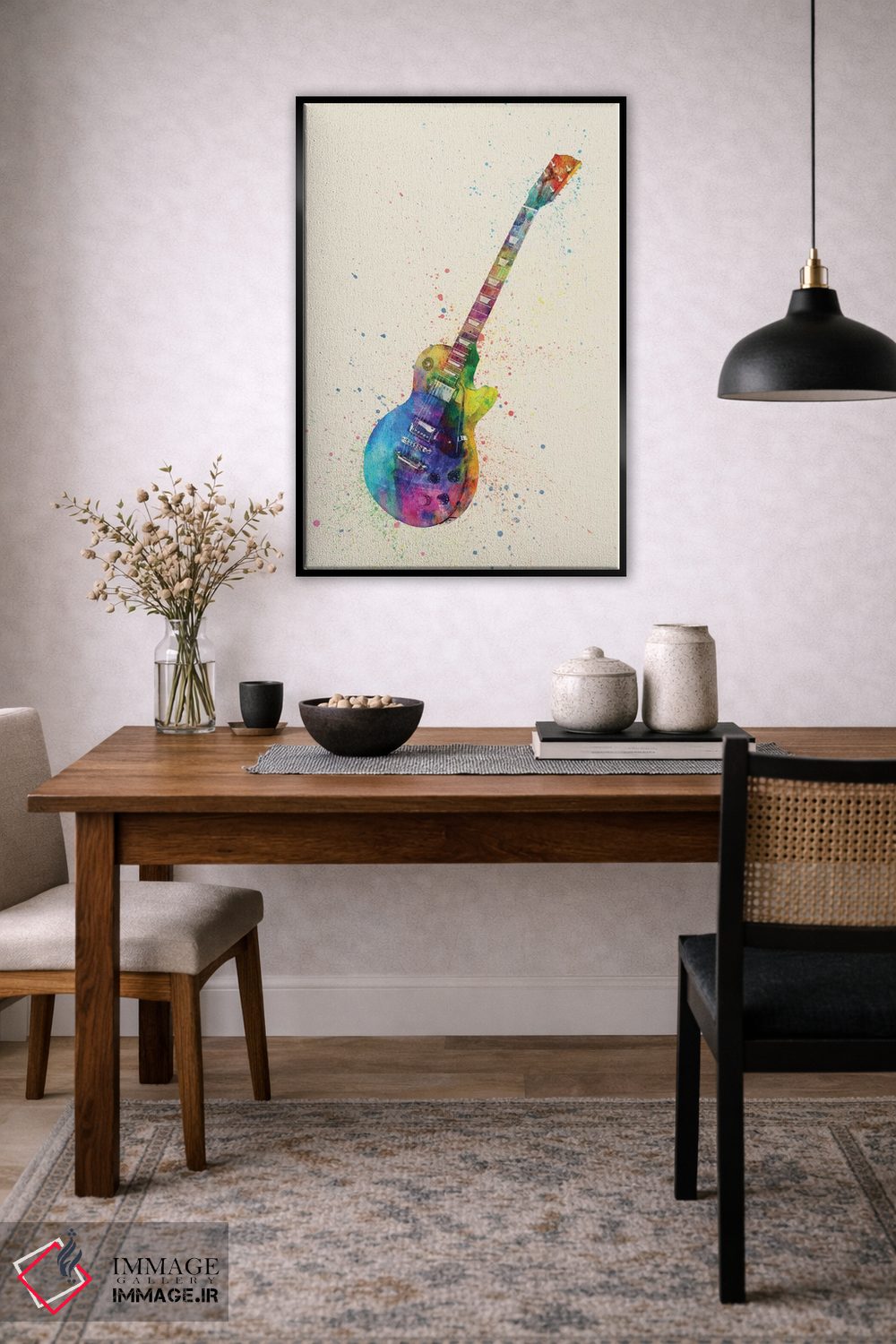 تابلو دکوراتیو گیتار الکتریک II اثر مایکل تامپست - D5B