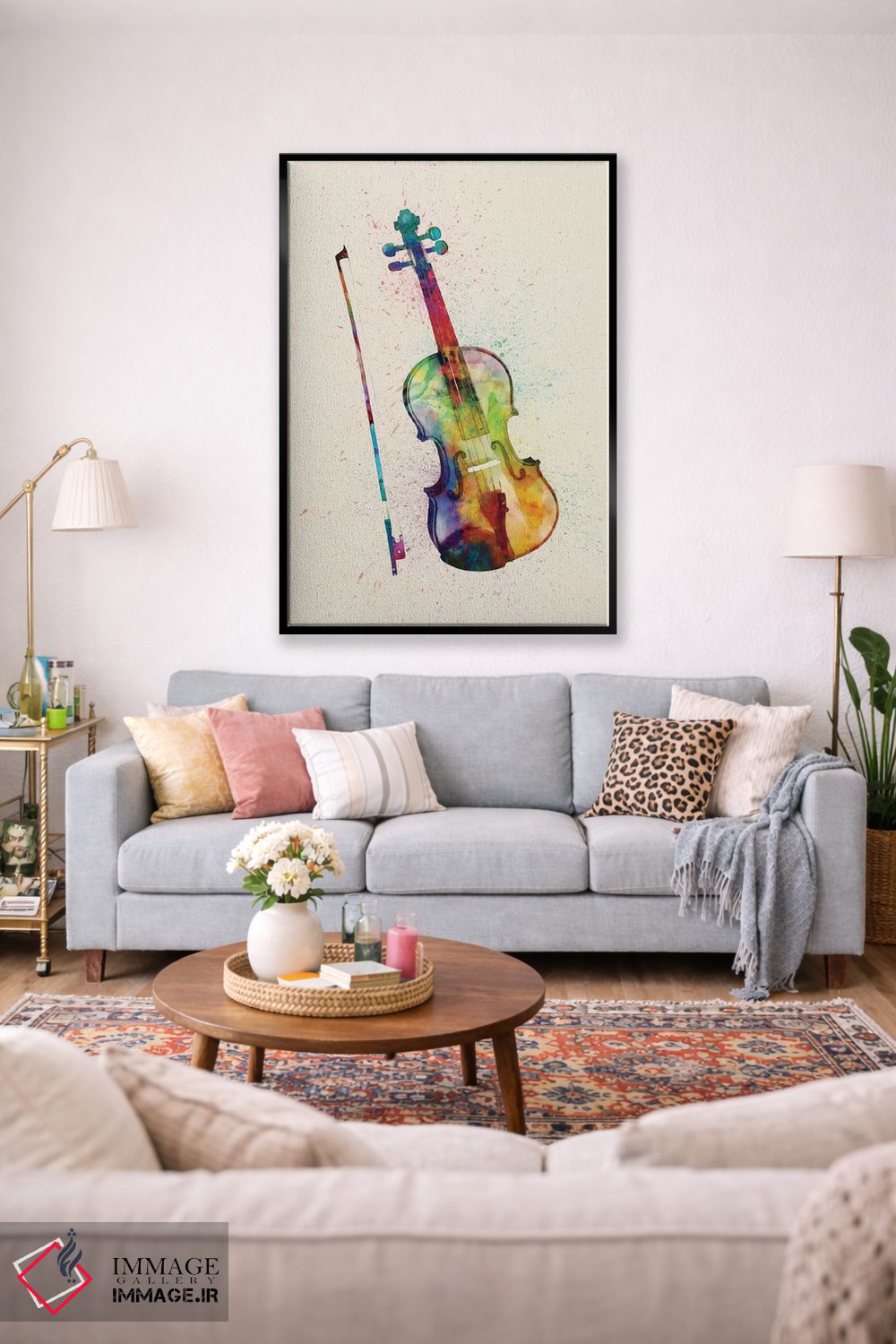 تابلو دکوراتیو ویولن اثر مایکل تامپست - D1B