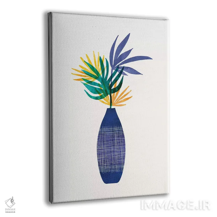 تابلو مدرن سبزیجات گرمسیری مدرن و درخشان اثر مدرن تروپیکال - نمای پرسپکتیو محصول