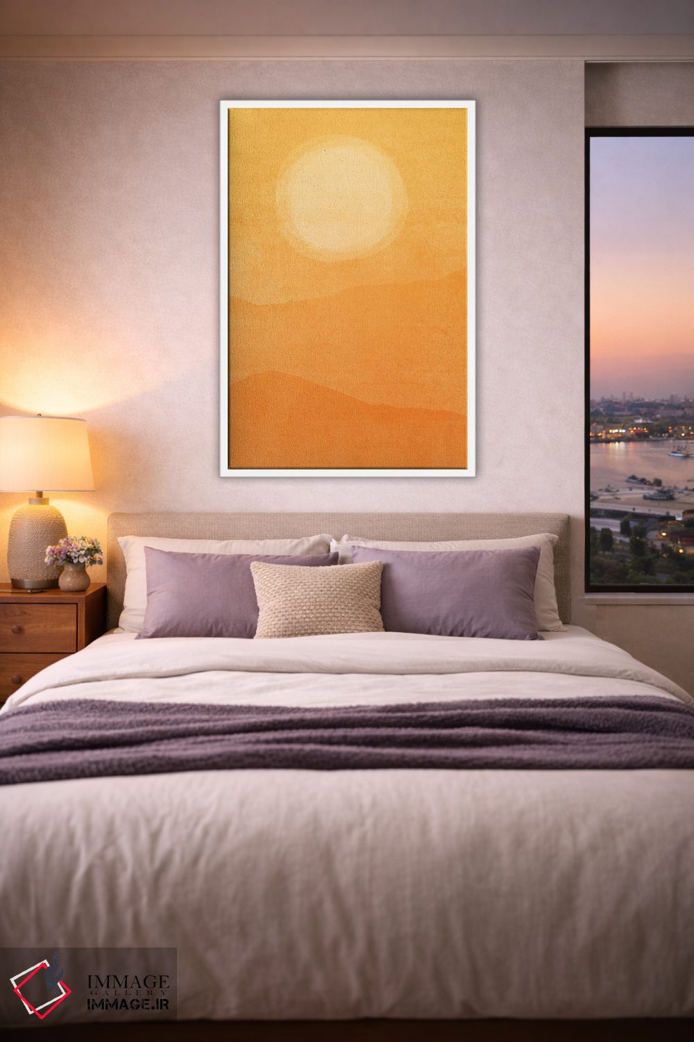 تابلو انتزاعی اثر انتزاعی عصر روستایی - D4W