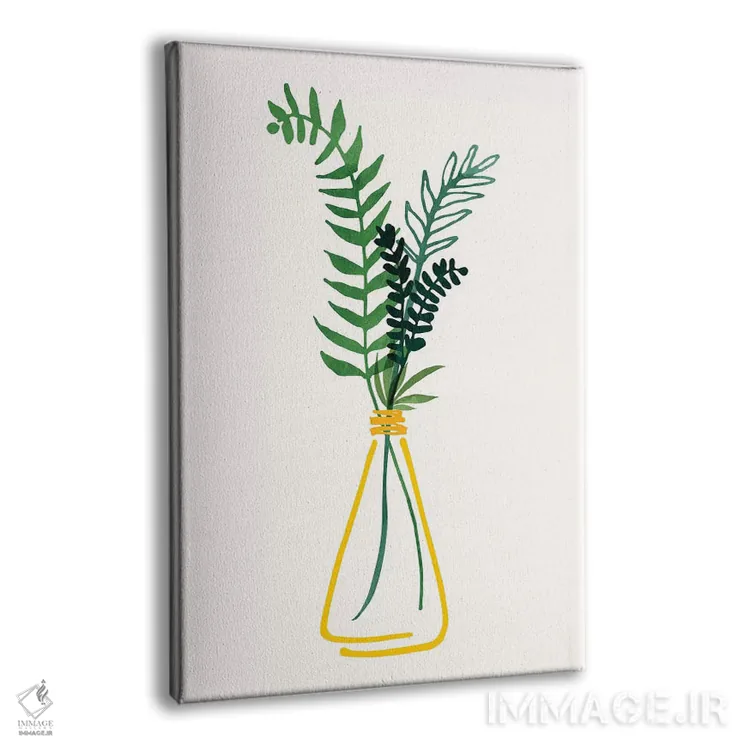 تابلو دکوراتیو گیاهان دارویی ایتالیایی II اثر مدرن تروپیکال - نمای پرسپکتیو محصول