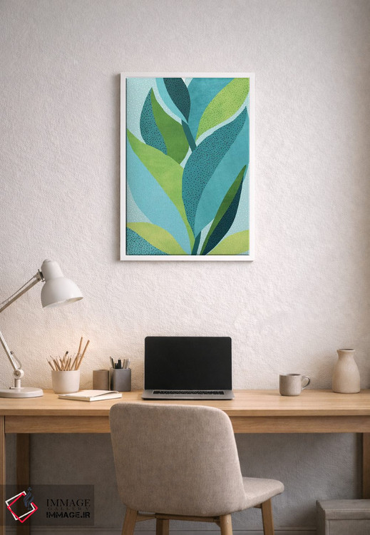 تابلو دکوراتیو به سوی نور اثر مدرن تروپیکال - D2W