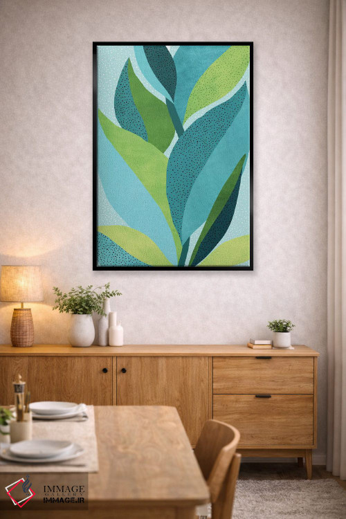 تابلو دکوراتیو به سوی نور اثر مدرن تروپیکال - D5B