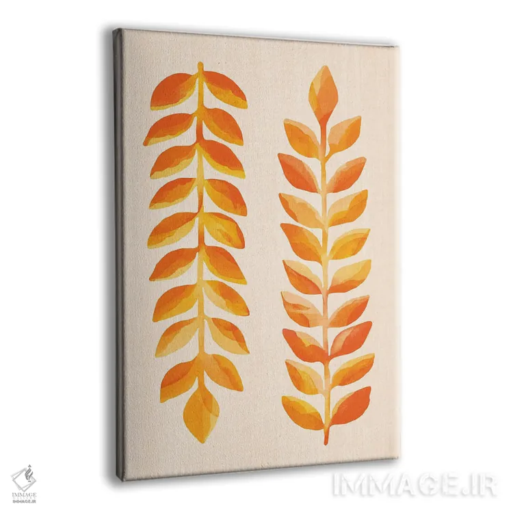 تابلو مینیمال جشنواره مناطق گرمسیری اثر مدرن تروپیکال - نمای پرسپکتیو محصول