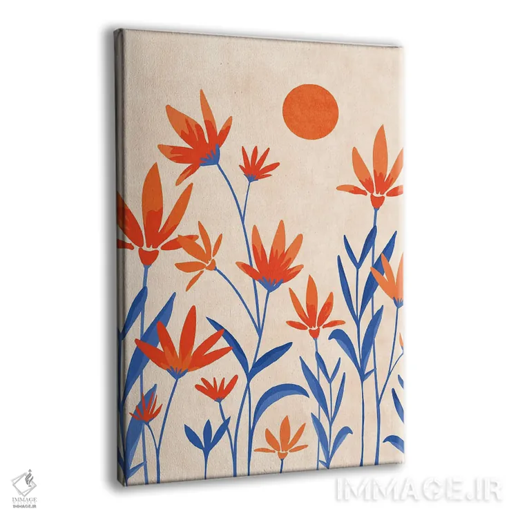 تابلو مدرن کیهان و آفتاب اثر مدرن تروپیکال - نمای پرسپکتیو محصول