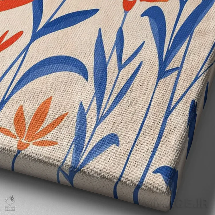 تابلو مدرن کیهان و آفتاب اثر مدرن تروپیکال - نمای نزدیک بافت بوم