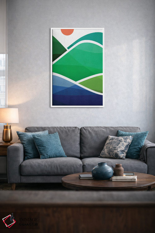 تابلو مینیمال ساحل اوآهو اثر مدرن تروپیکال - D2W