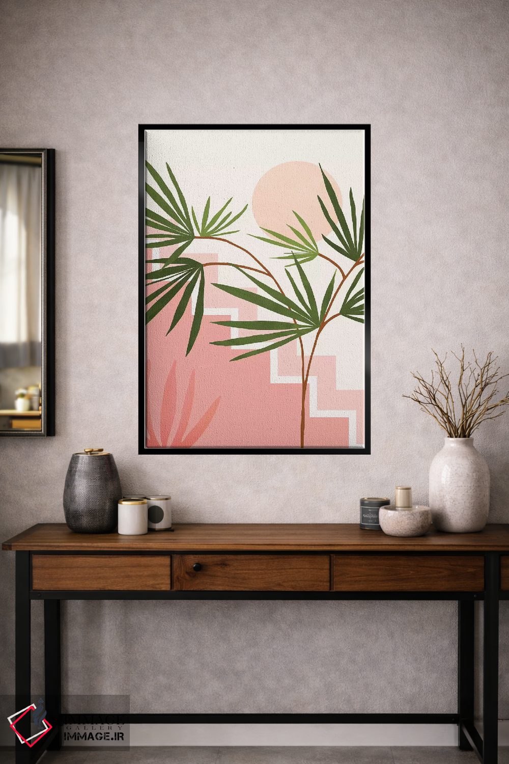 تابلو مینیمال تابستان در بلیز اثر مدرن تروپیکال - D2B