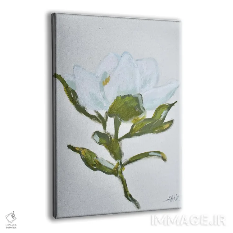 تابلو دکوراتیو ماگنولیا II اثر آپریل موفات - نمای پرسپکتیو محصول