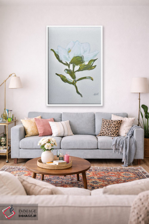 تابلو دکوراتیو ماگنولیا اثر آپریل موفات - D1W