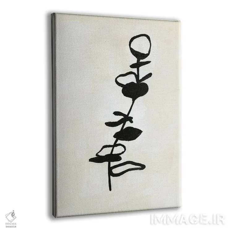 تابلو مینیمال طرح خطی اکالیپتوس II اثر آپریل موفات - نمای پرسپکتیو محصول