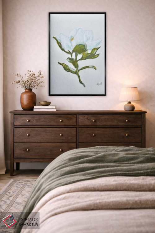 تابلو دکوراتیو ماگنولیا اثر آپریل موفات - D5B