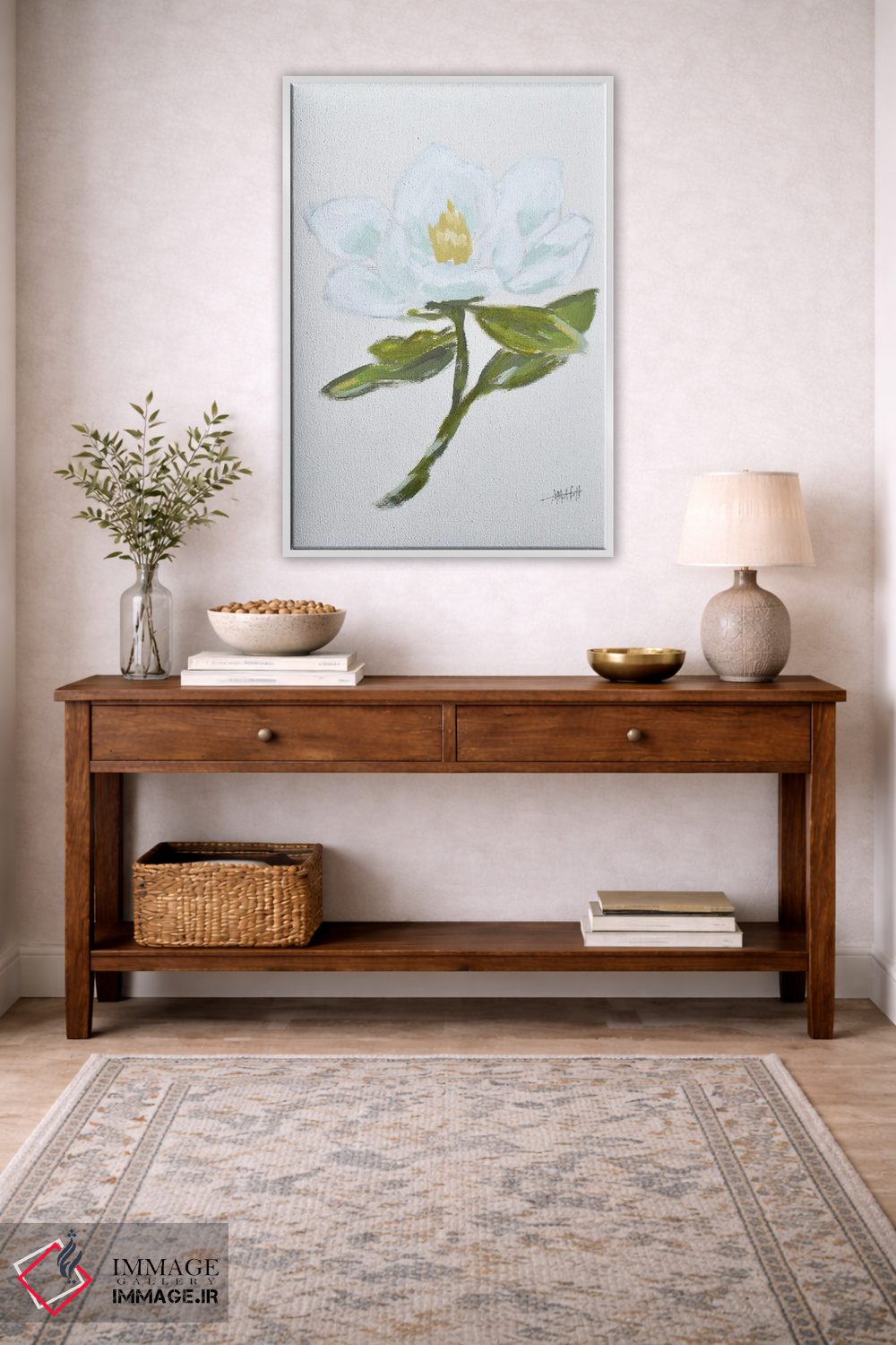 تابلو دکوراتیو ماگنولیا اثر آپریل موفات - D4W