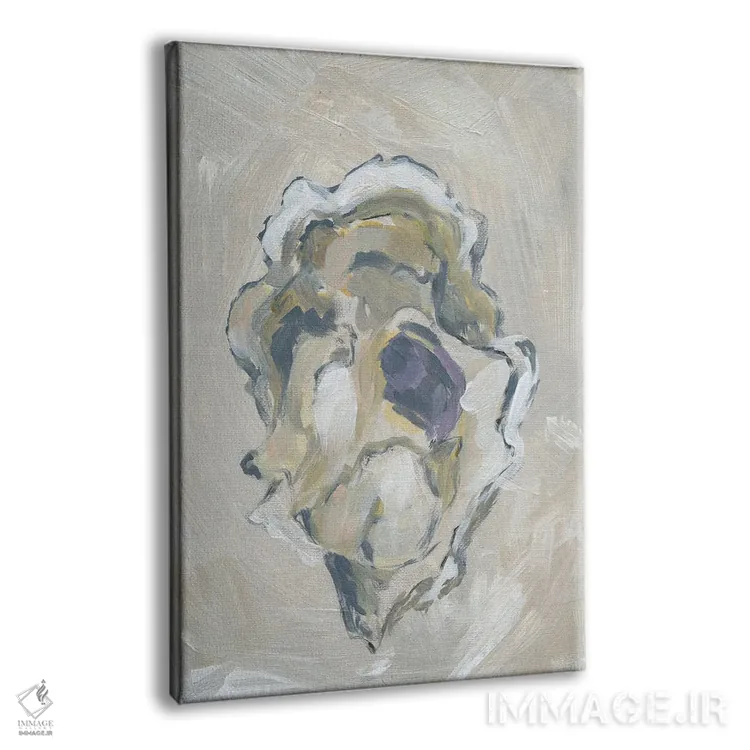 تابلو دکوراتیو صدف بژ III اثر آپریل موفات - نمای پرسپکتیو محصول