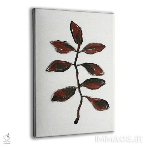 تابلو مینیمال گیاه شناسی ساده I اثر آپریل موفات - نمای پرسپکتیو محصول