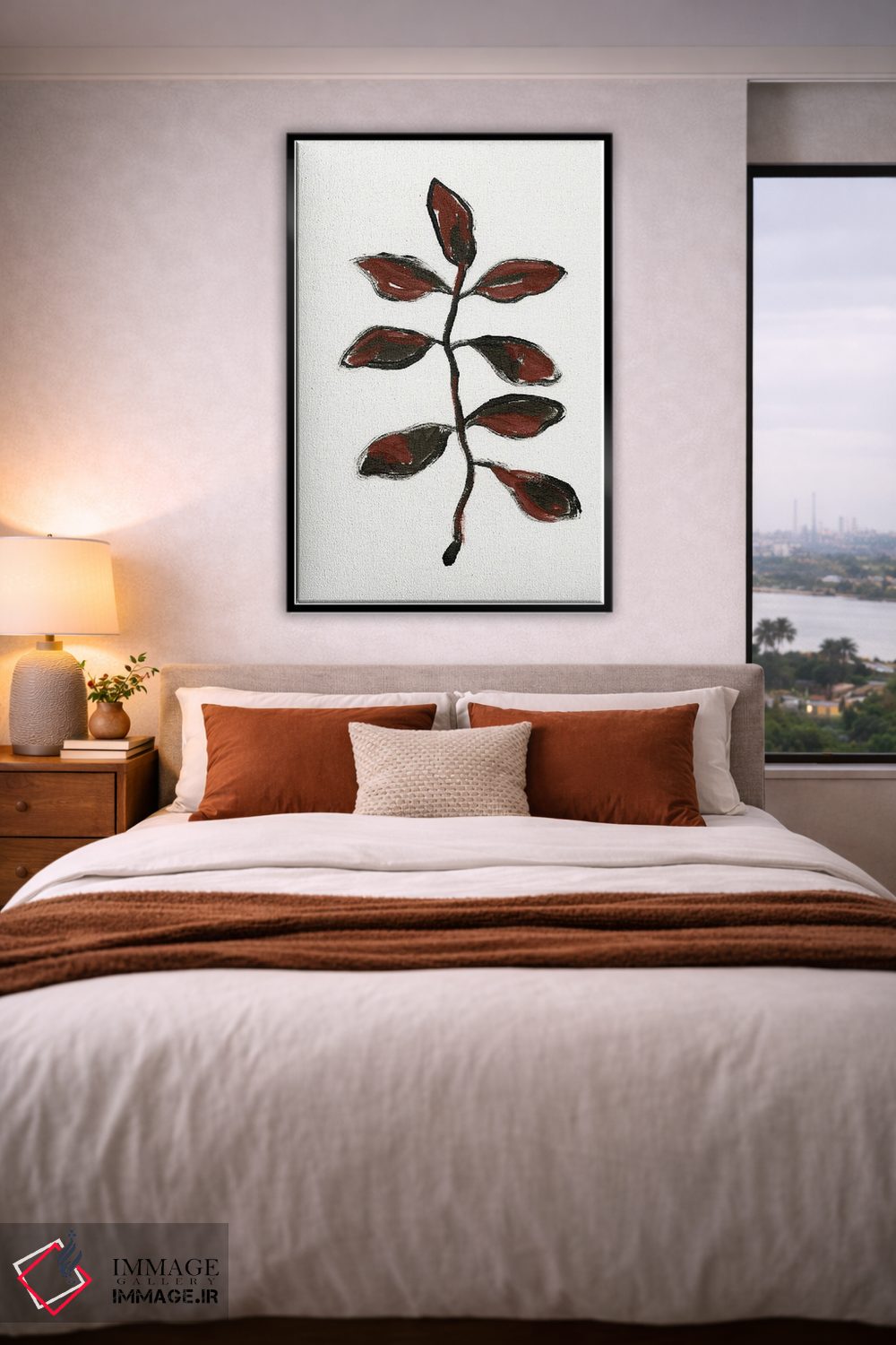 تابلو مینیمال گیاه شناسی ساده I اثر آپریل موفات - D4B