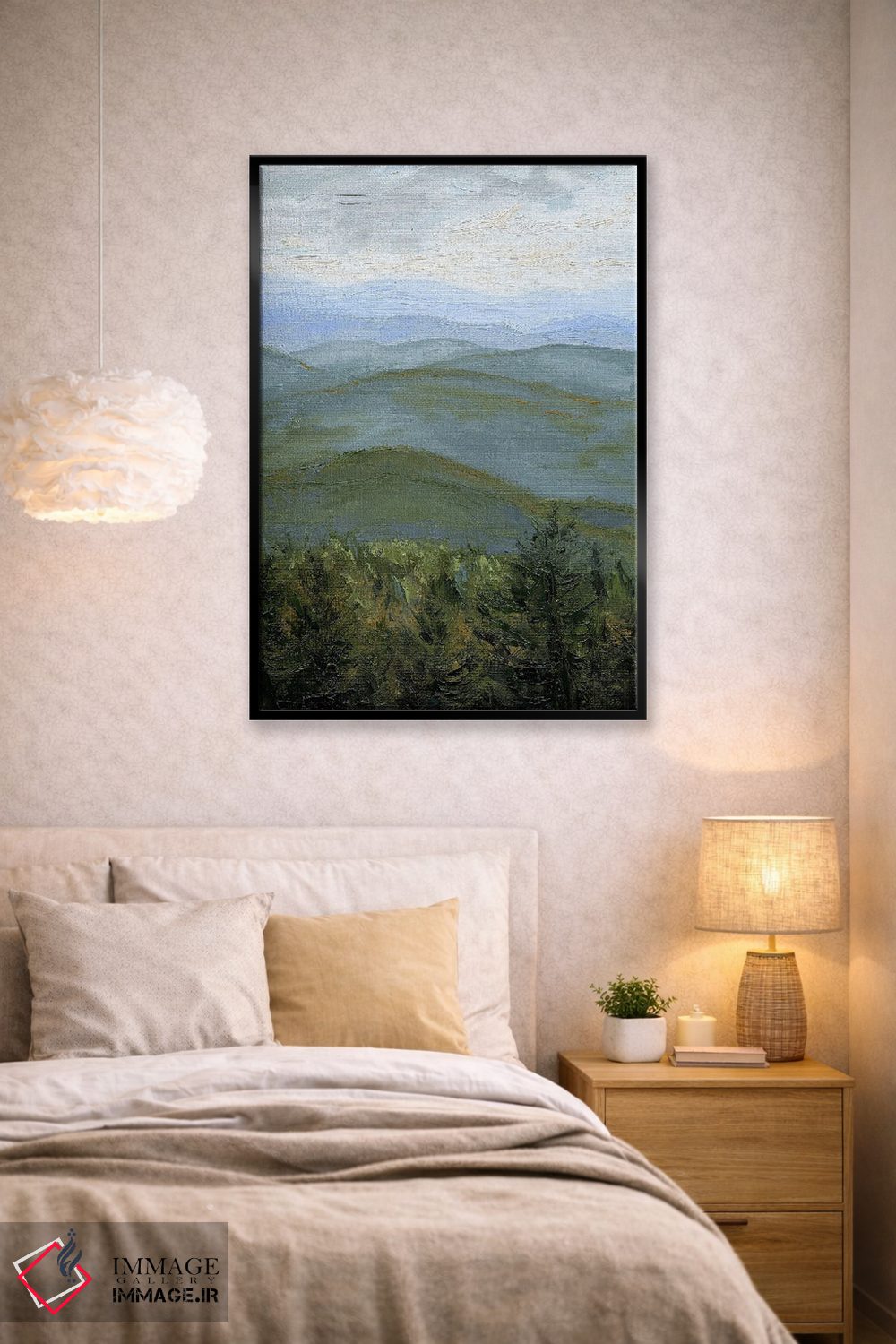 تابلو دکوراتیو کوهستان های بلو ریج II اثر آپریل موفات - D2B