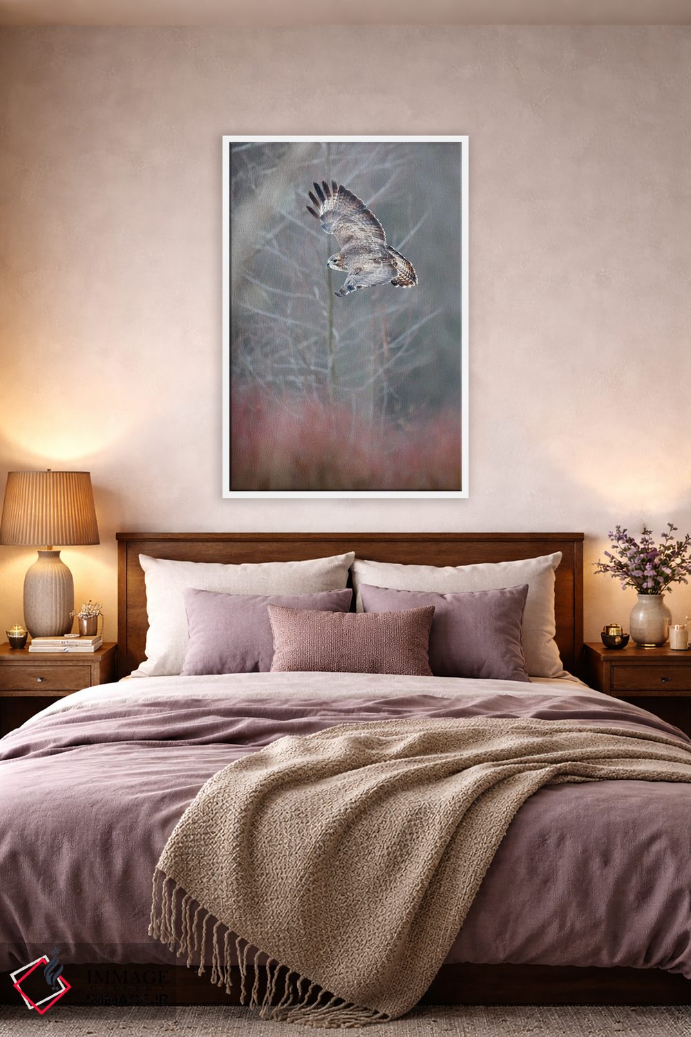 تابلو دکوراتیو کرکس در حال پرواز اثر ماتیوژ پی سیاک - D3W