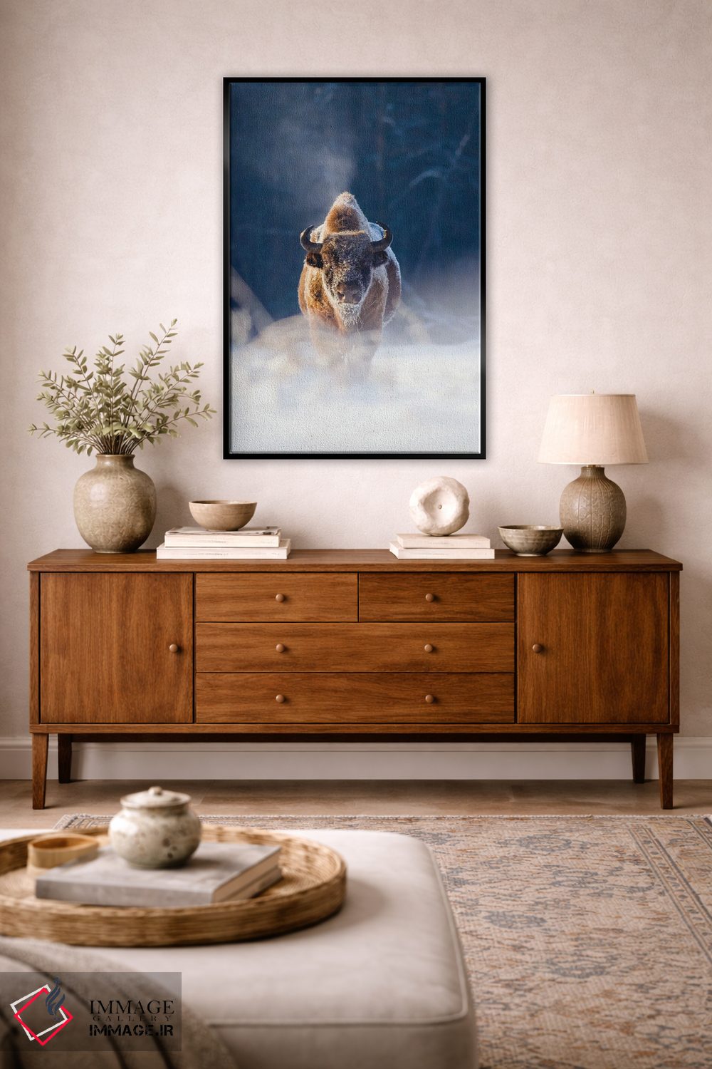 تابلو دکوراتیو پادشاه یخ زده اثر ماتیوژ پی سیاک - D3B