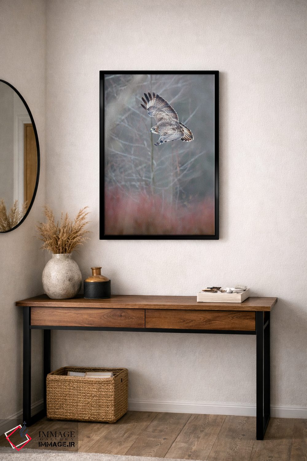 تابلو دکوراتیو کرکس در حال پرواز اثر ماتیوژ پی سیاک - D5B