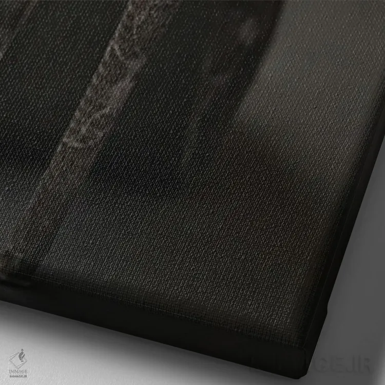 تابلو دکوراتیو کفش اثر میلیسا تپاوک - نمای نزدیک بافت بوم