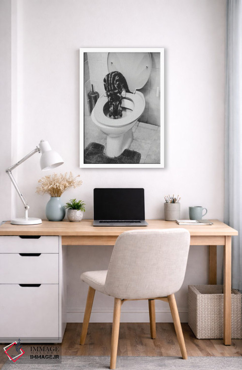 تابلو دکوراتیو لوله کش اثر میلیسا تپاوک - D5W