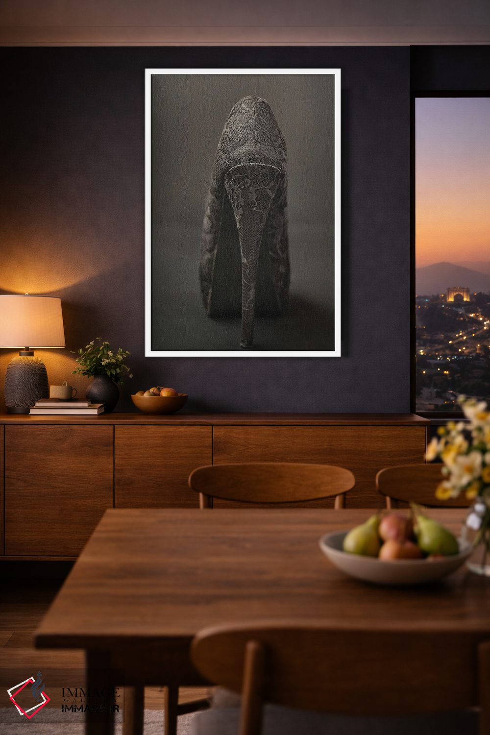 تابلو دکوراتیو کفش اثر میلیسا تپاوک - D3W