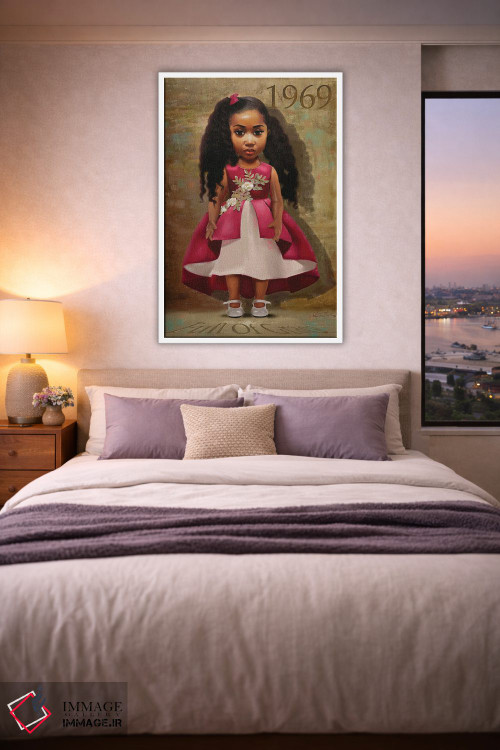 تابلو دکوراتیو آنیک اثر سلام محمد - D3W