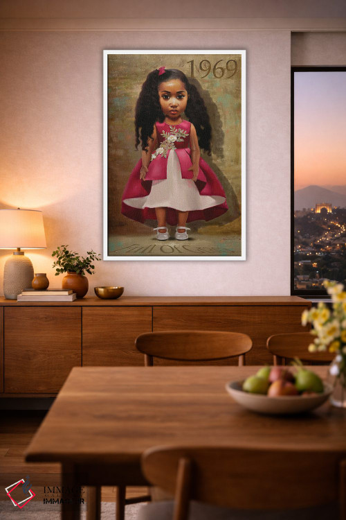 تابلو دکوراتیو آنیک اثر سلام محمد - D1W