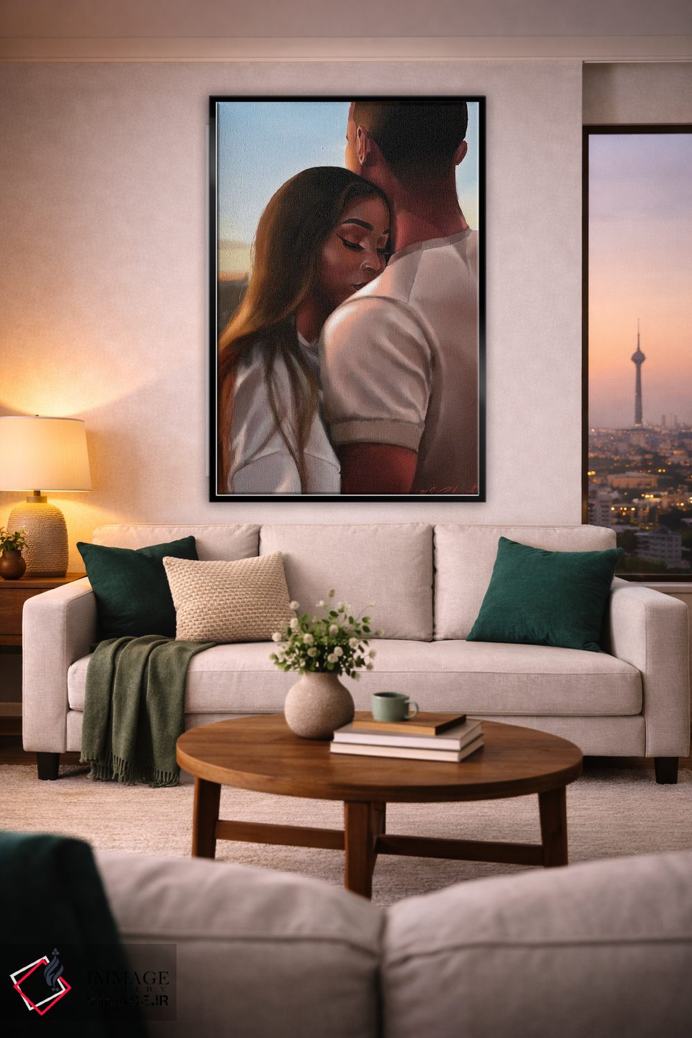 تابلو دکوراتیو افق ما اثر سلام محمد - D2B