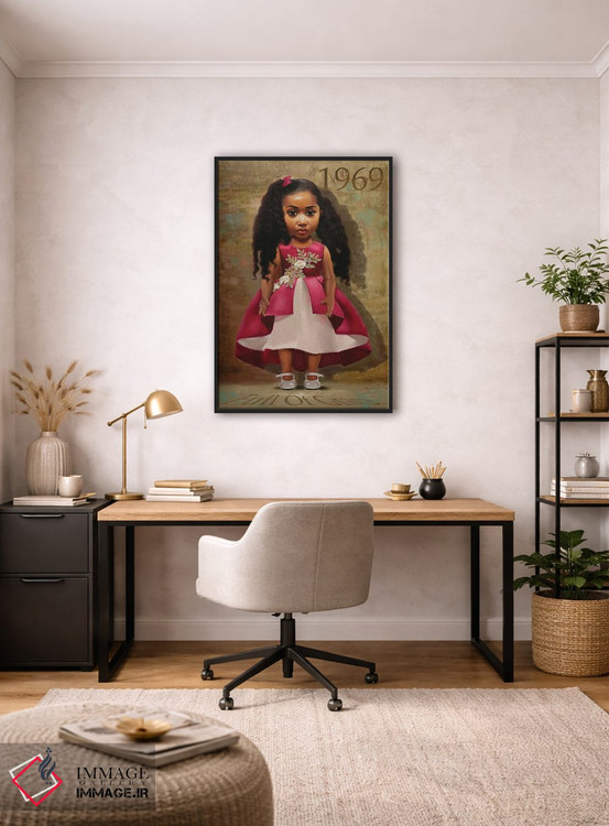 تابلو دکوراتیو آنیک اثر سلام محمد - D5B