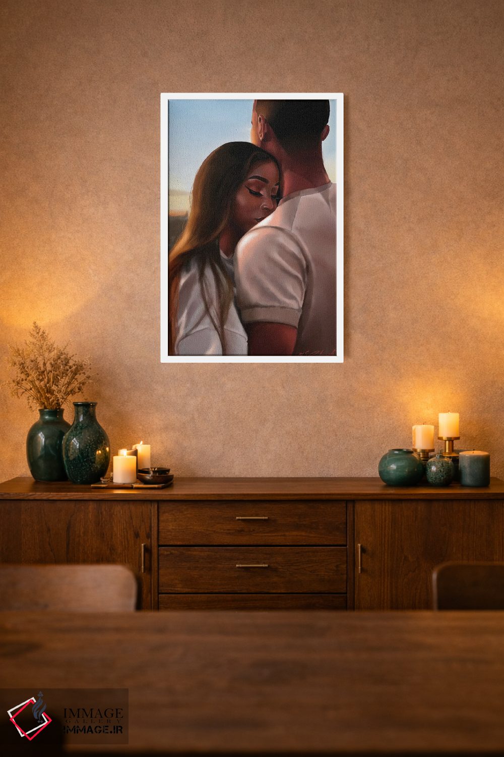 تابلو دکوراتیو افق ما اثر سلام محمد - D1W