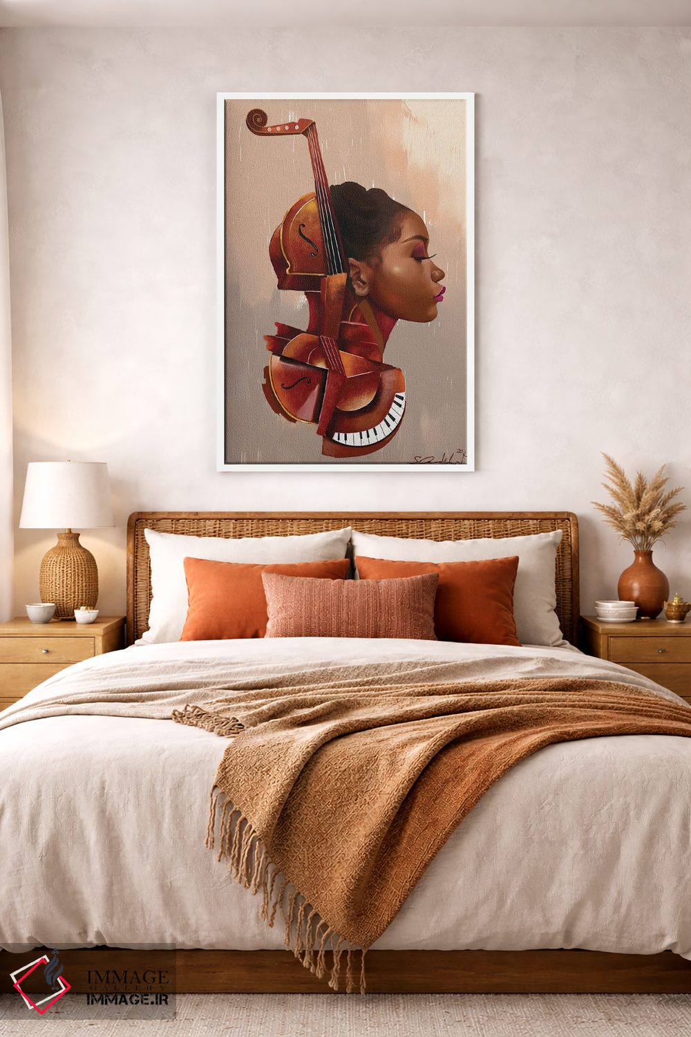 تابلو دکوراتیو جاذبه آمانتی اثر سلام محمد - D2W