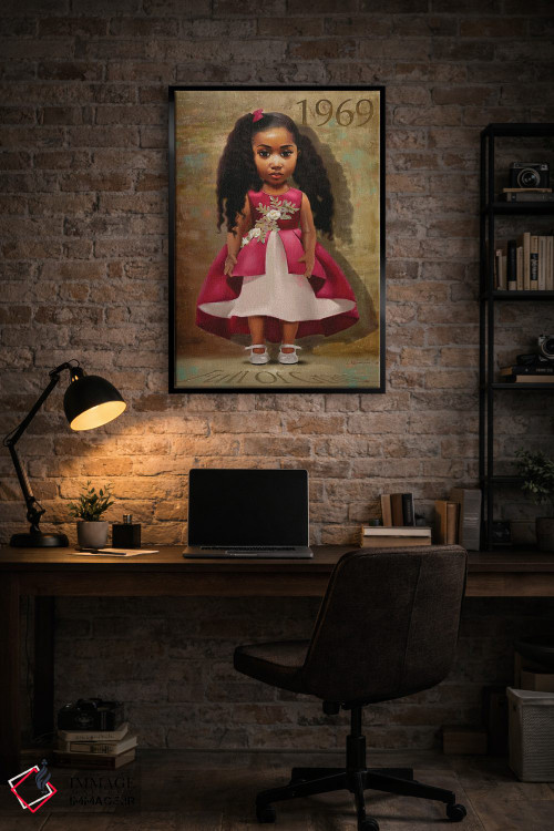 تابلو دکوراتیو آنیک اثر سلام محمد - D6B