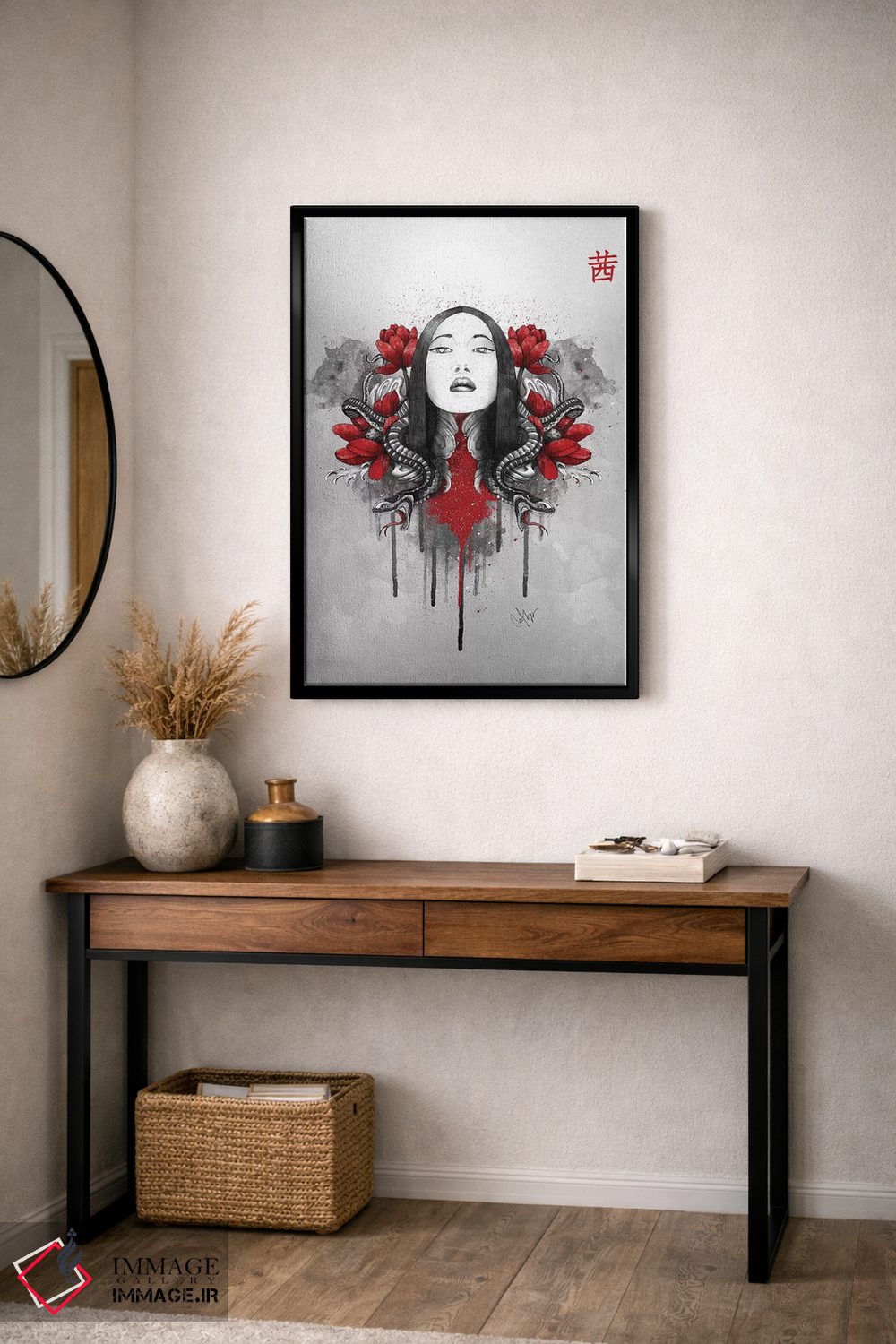 تابلو دکوراتیو آکانه اثر مارین لوپ - D3B