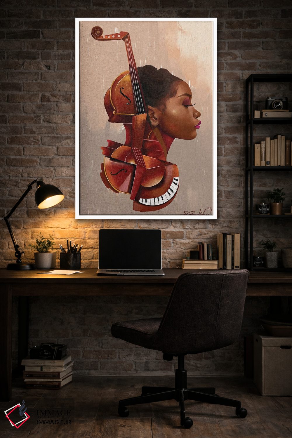 تابلو دکوراتیو جاذبه آمانتی اثر سلام محمد - D3W