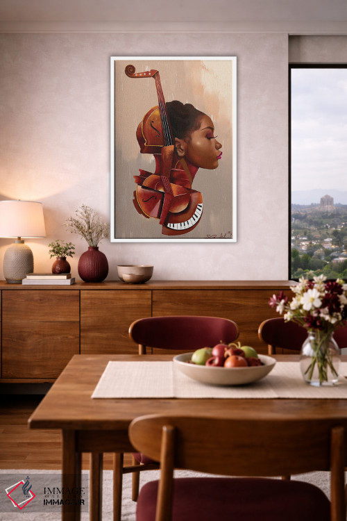 تابلو دکوراتیو جاذبه آمانتی اثر سلام محمد - D4W