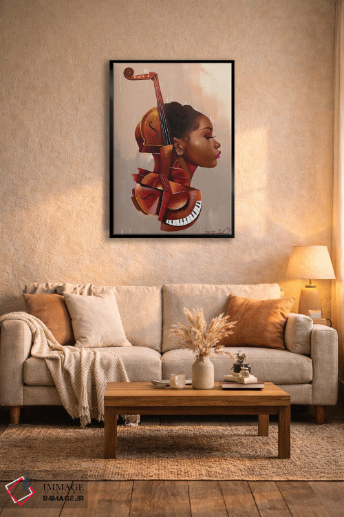 تابلو دکوراتیو جاذبه آمانتی اثر سلام محمد - D5B