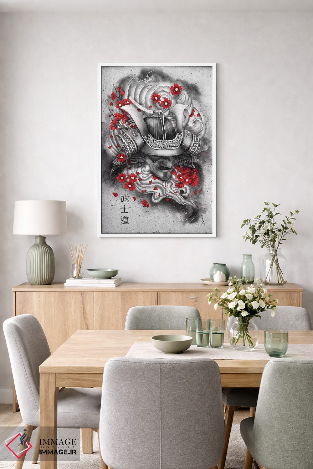 تابلو دکوراتیو بوشیدو اثر مارین لوپ - D6W