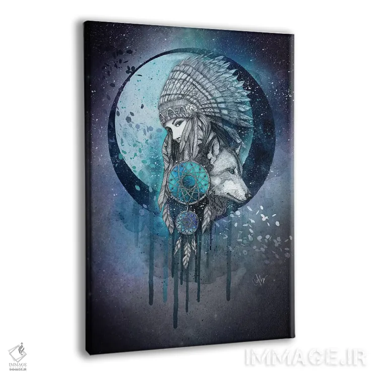 تابلو دکوراتیو رویابین اثر مارین لوپ - نمای پرسپکتیو محصول