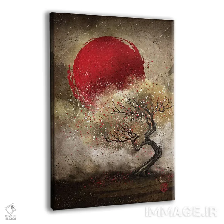 تابلو دکوراتیو ایروها اثر مارین لوپ - نمای پرسپکتیو محصول