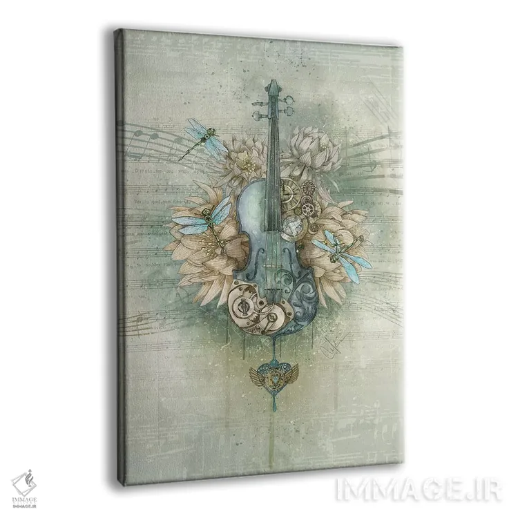 تابلو دکوراتیو صدای آنالوگ اثر مارین لوپ - نمای پرسپکتیو محصول