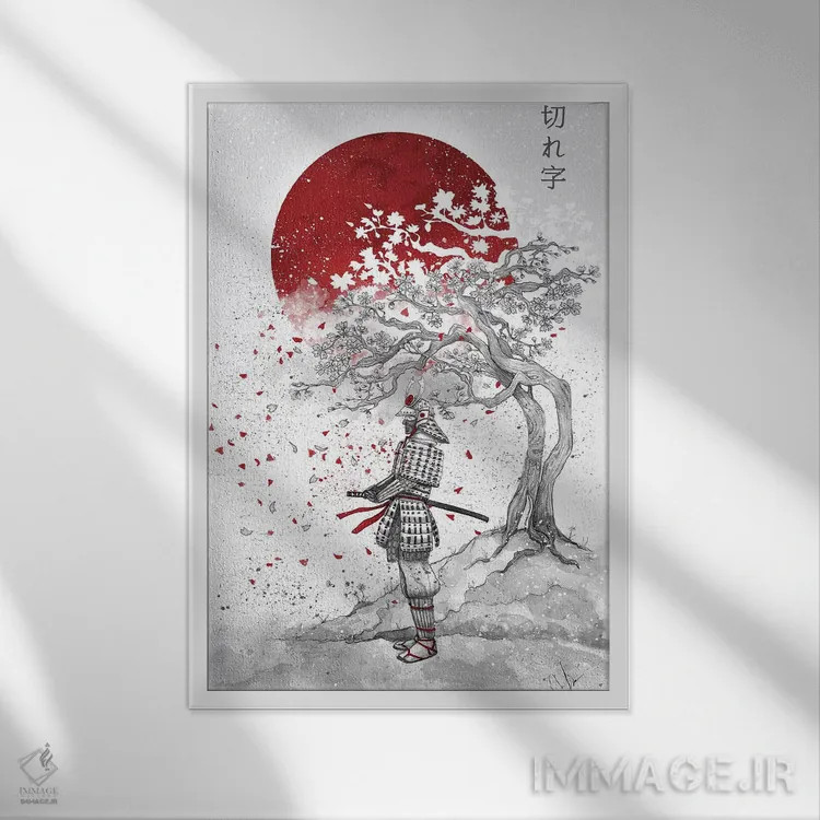 تابلو دکوراتیو کلمه برنده اثر مارین لوپ - نمای قابدار سفید