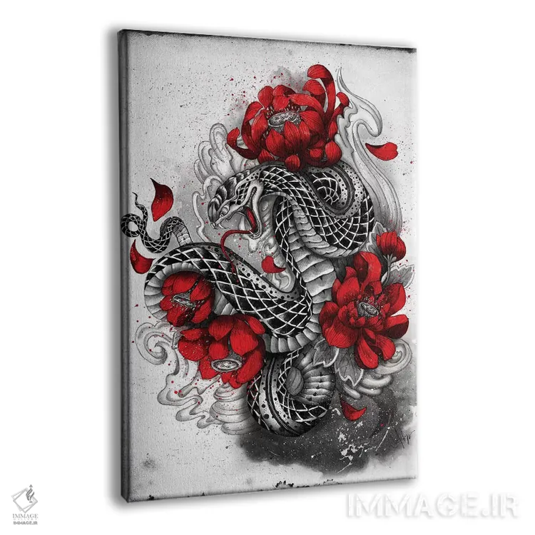 تابلو دکوراتیو هبی اثر مارین لوپ - نمای پرسپکتیو محصول