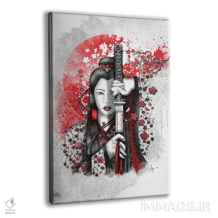 تابلو دکوراتیو کاتسومی اثر مارین لوپ - نمای پرسپکتیو محصول