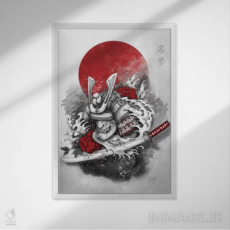 تابلو دکوراتیو افتخار اثر مارین لوپ - نمای قابدار سفید